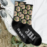 Best Dog Dad Ever Personalized Pet Photo Socks<br><div class="desc">Celebrate the dog dad in your life with these adorable Dog Photo Socks! Perfect for any dog lover, these socks are a unique and thoughtful gift that will surely bring a smile to their face. Features Custom Dog Photo: Capture your favorite furry friend and have their picture printed all over...</div>