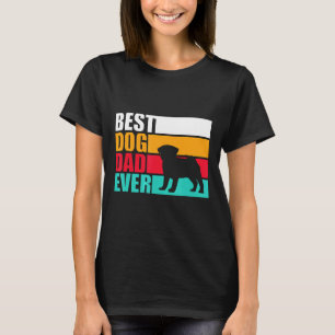 Best Dog Dad Ever Pug For Men T-Shirt