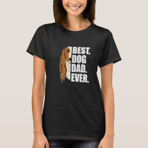 Best Dog Dad Ever Saluki Dad Fathers Day T-Shirt