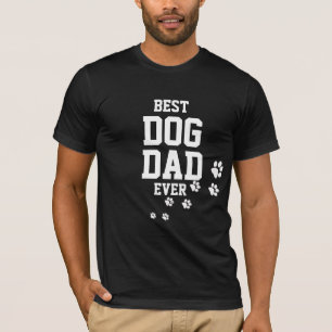 Best Dog Dad Ever Shirt - Paws T-Shirt Gift