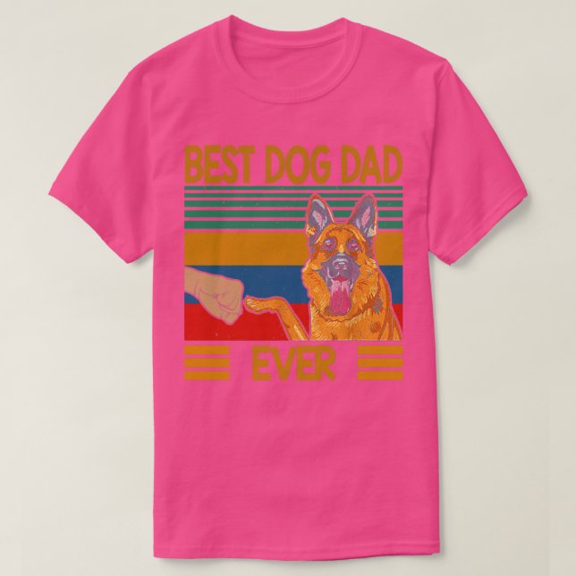 BEST DOG DAD EVER T-Shirt (Design Front)