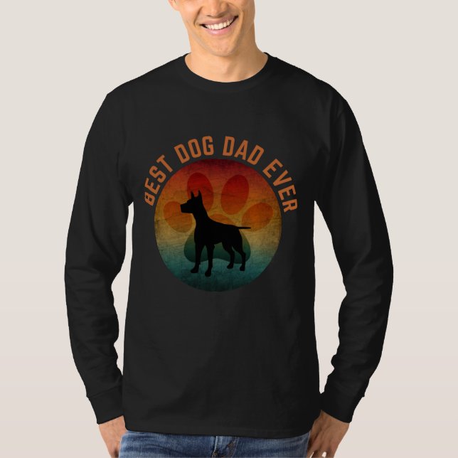 best dog dad ever T-Shirt (Front)