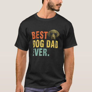 Best Dog Dad Ever T Shirt Chesapeake Bay Retriever