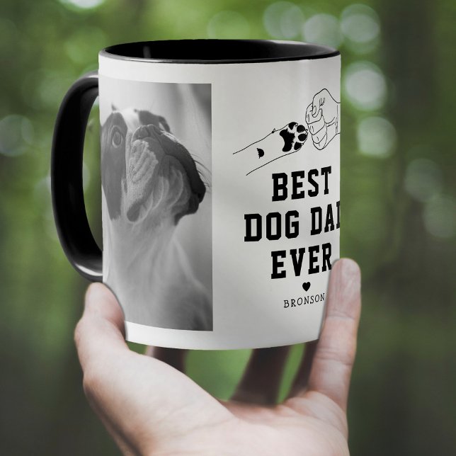 Best Dog Dad Ever Two Photo Mug (Creator Uploaded)