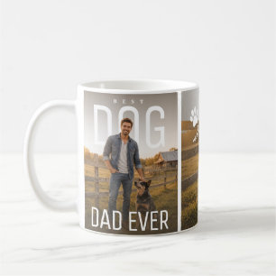 Best Dog Dad Ever Two Photo PhotoPop Coffee Mug