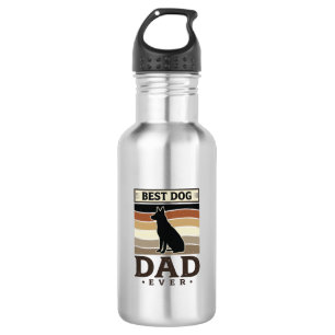 Best Dog Dad Ever Vintage Dog Lover Design_1 532 Ml Water Bottle
