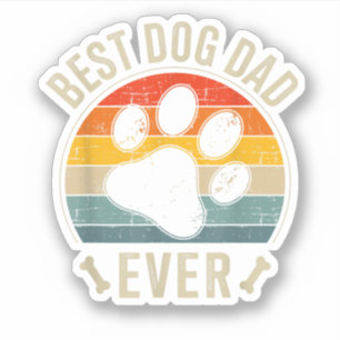Best dog dad ever vintage for retro fathers day