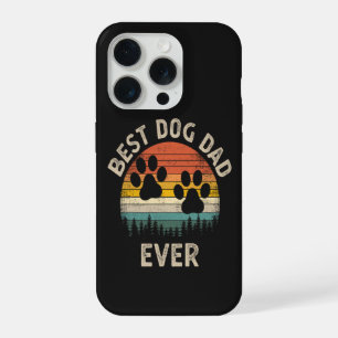 Best Dog Dad Ever Vintage iPhone 15 Pro Case