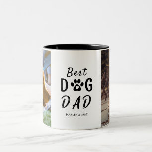 Best Dog Dad Gifts Two-Tone Coffee Mug