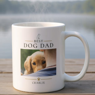 Best Dog Dad Photo Cute Coffee Pet Mug