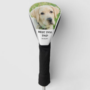 Best Dog Dad Photo Name Golf Head Cover