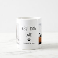 Best Dog Dad | Two Photo Handwritten Text