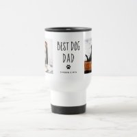 Best Dog Dad | Two Photo Handwritten Text