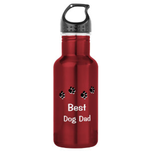 Best Dog Dad Water Bottle