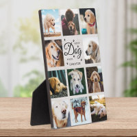 Best Dog Ever Farmhouse Rustic Photo Collage Paw