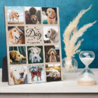 Best Dog Ever Memorial Rustic Photo Collage Paw