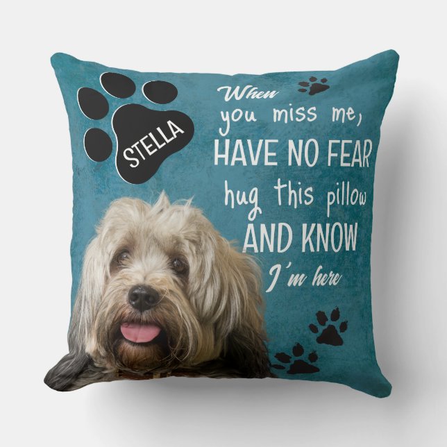 Best dog ever pet memorial cushion (Front)