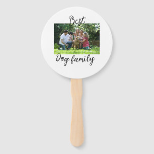 Best dog family mum dad pet animal friend holidayg hand fan