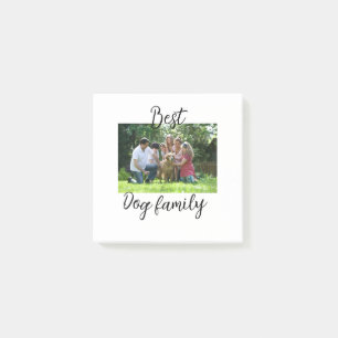 Best dog family mum dad pet animal friend holidayg post-it notes
