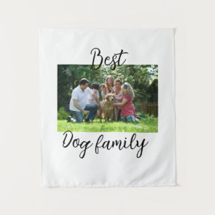 Best dog family mum dad pet animal friend holidayg tapestry