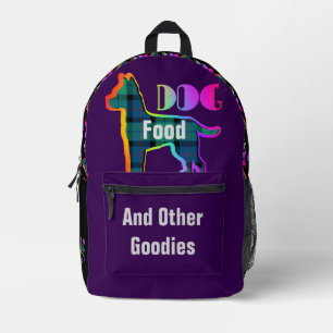 Best Dog Food And Other Goodies Fun  Printed Backpack
