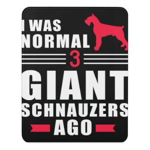 Best Dog Giant Schnauzer Gift Lover Door Sign