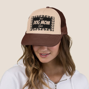 BEST DOG MOM EVER    TRUCKER HAT