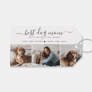 Best Dog Mom: Personalized Dog Photo Mother's Day Gift Tags