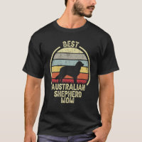 Best Dog Mother Mom  Vintage Aussie Australian She
