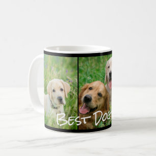 Best Dog Mum 3 Photo Collage  Coffee Mug