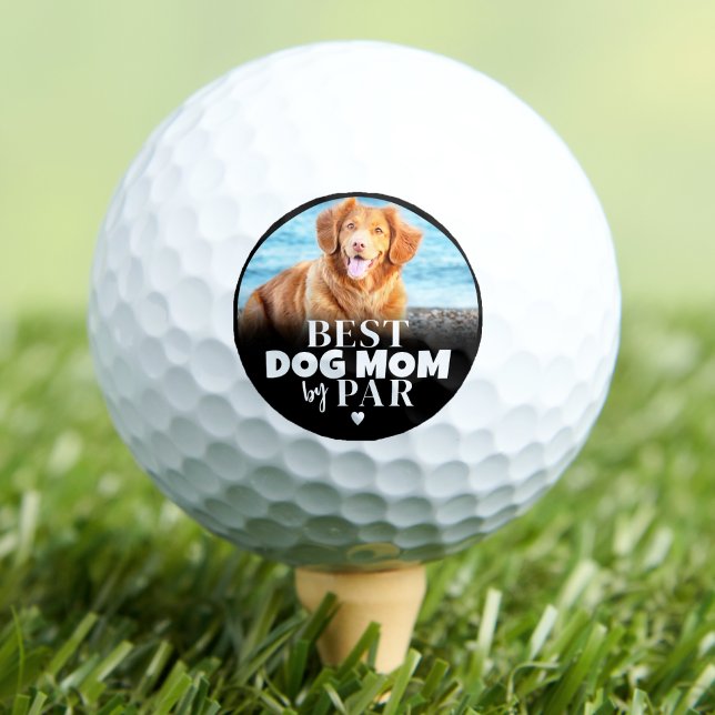 Best Dog Mum By Par Photo Golf Balls (Best Dog Mom By Par Photo Golf Balls)