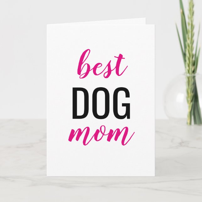 Best Dog Mum Card (Front)