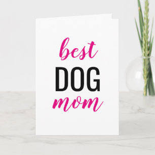 Best Dog Mum Card