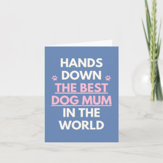 Best Dog Mum Card