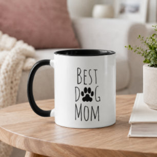 'Best Dog Mum' Charming Cute Dog Lover Pet Parent Mug