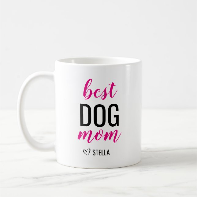 Best Dog Mum Coffee Mug (Left)