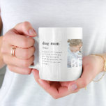 Best Dog Mum Definition | Three Photo Coffee Mug<br><div class="desc">Modern 3 photo collage mug. Featuring a sweet definition of what a dog mum is with room for custom message. This personalised mug makes a perfect give for the dog mum in your life! Fun, easy and unique - makes a great gift for birthdays, holidays and new pet homecomings. Dog...</div>