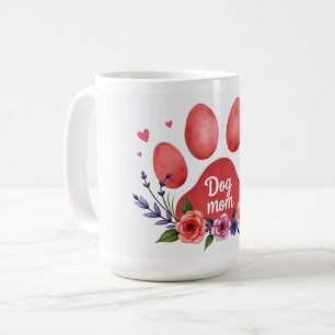 Best Dog Mum Ever – 15 oz Floral Mug