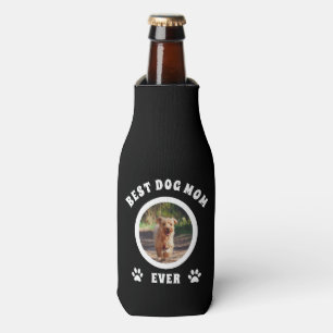 Best Dog Mum Ever Custom Photo Personalised Bottle Cooler