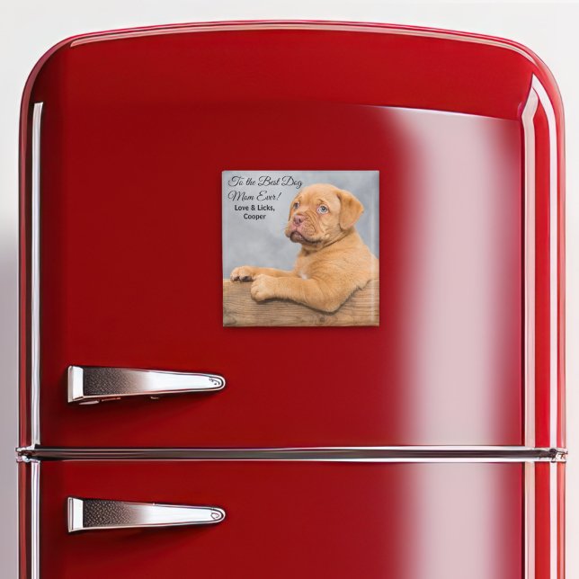 Best Dog Mum Ever Customisable Photo Magnet (Creator Uploaded)