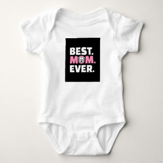 Best Dog Mum Ever English Bulldog Lover Baby Bodysuit
