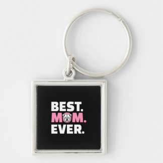 Best Dog Mum Ever English Bulldog Lover Key Ring