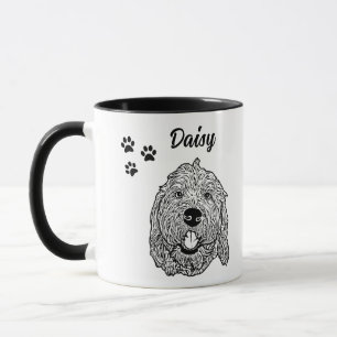 Best Dog Mum Ever Goldendoodle Dog Personalised Mug