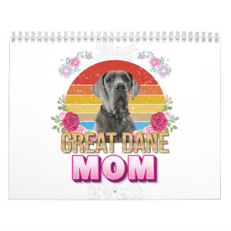 best dog mum ever great dane floral lover mor day calendar
