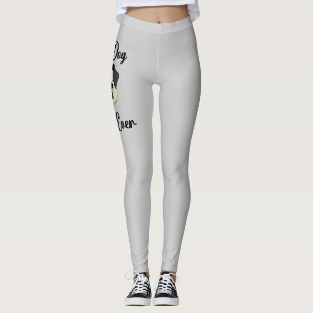Best Dog Mum Ever Leggings (Front)