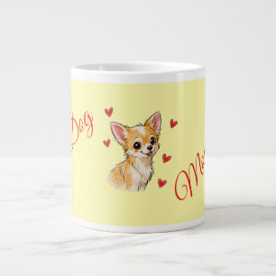 Best Dog Mum Ever Mug – Cute Golden Retriever Pupp