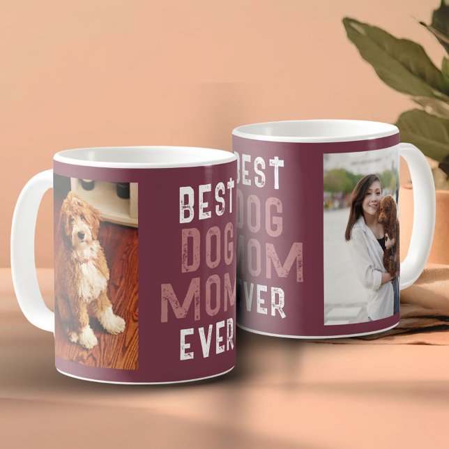 Best Dog Mum Ever Pet Owner 2 Photos  Coffee Mug (Creator Uploaded)