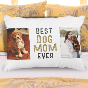 Best Dog Mum Ever Pet Owner 2 Photos Decorative Cushion