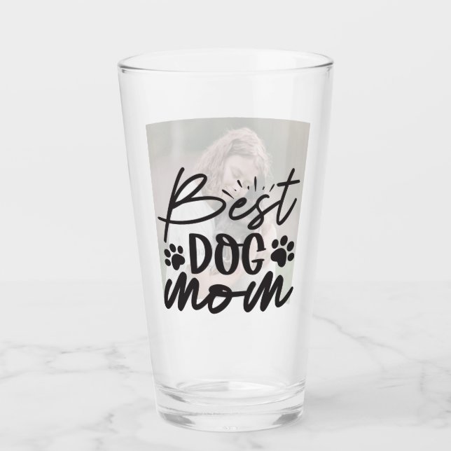 Best Dog Mum Ever Photo Glass (Front)