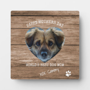 Best Dog Mum Ever Photo Mothers Day Plaque
